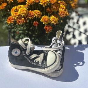 Converse Black and White Kids' High-Tops